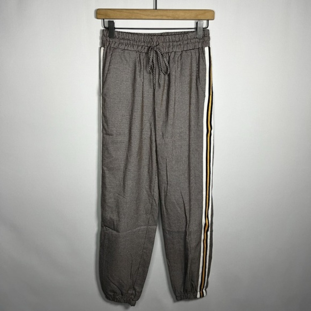 Wild Fable Pants Women‎ Size Small Houndstooth Elastic Waist Drawstring Joggers